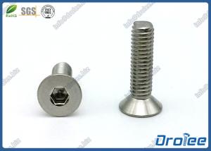 Best M4 x 10mm DIN 7991 Stainless Steel 316 Flat Socket Head Cap Screw wholesale