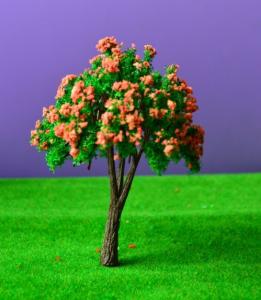 Best 10cm architectural model tree/ artificial color tree/ model trees/ scale scenery trees wholesale