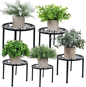 China Indoor Display of Multiple Plants with Heavy Duty Decent Metal Flower Stand Pot Stands on sale