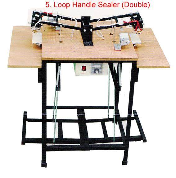 Cheap Single / Double Pneumatic Industrial Peripheral Devices , Manual Loop Handle Sealer for sale