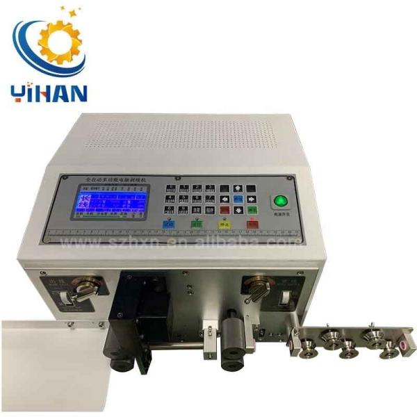 Cheap Automatic Cable Wire Cutting and Stripping Machine with English Interface Display for sale