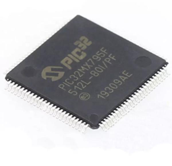 MICROCHIP PIC32MX795F512L-80I/PT 32-bit Microcontrollers Chips Integrated