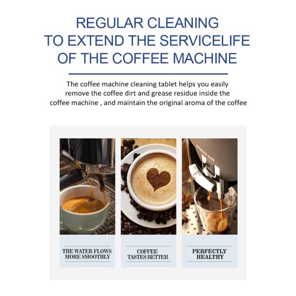 50%-80% Active Ingredient Content Automatic Coffee Machine Detergent for Professional