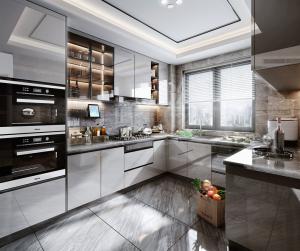 Assemble Kitchen Cabinets Solid Wood Shaker Style Modular Particle Board