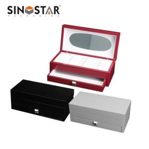 China Individual Compartments Wooden Watch Box Packing Top And Bottom Box/custom for Watch Box on sale