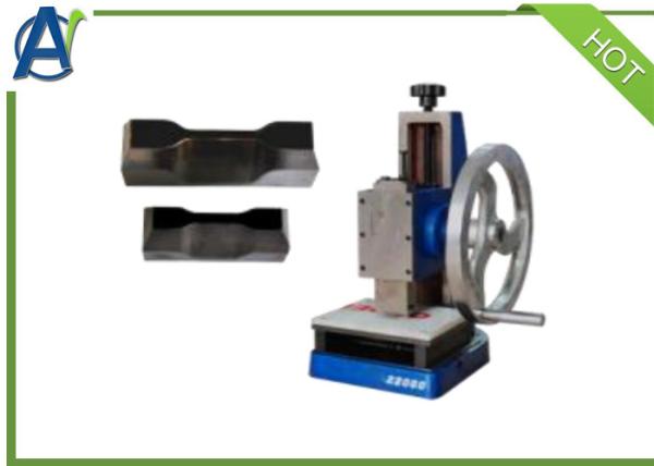Cheap Manual Dumbbell Shape Die Sample Cutter with Two Standard Dies for sale