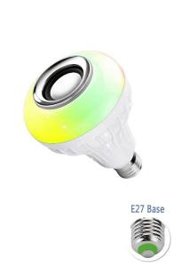 China Wireless Colorful LED Speaker Bulb , Voice Control Bluetooth Speaker Lamp on sale