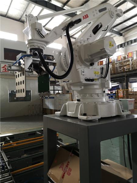 Cheap PLC Comtrol Universal Robots Palletizing , Automated Robotic Bag Palletizer for sale