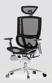 Cheap Polyester Ergonomic Mesh Office Chair With Lumbar Support Ergonomic Work Chair PA Castor for sale
