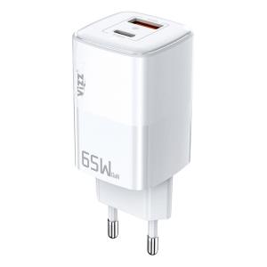Universal 65W GaN PD Wall Charger Mini PD QC Fast Charging EU Plus Gallium Nitride Charger