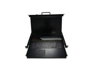 32 Ports LCD KVM Drawer , Rackmount LCD Display Support IP Remote Control