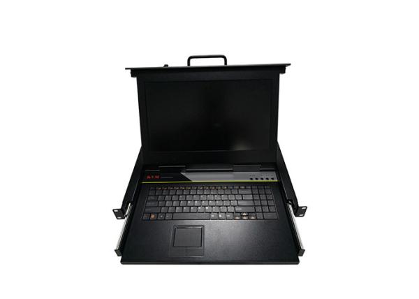Cheap 32 Ports LCD KVM Drawer , Rackmount LCD Display Support IP Remote Control for sale