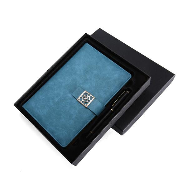 Cheap A5 Hardcover PU Journal Notebook Folio Notebook With Magnetic Closure for sale