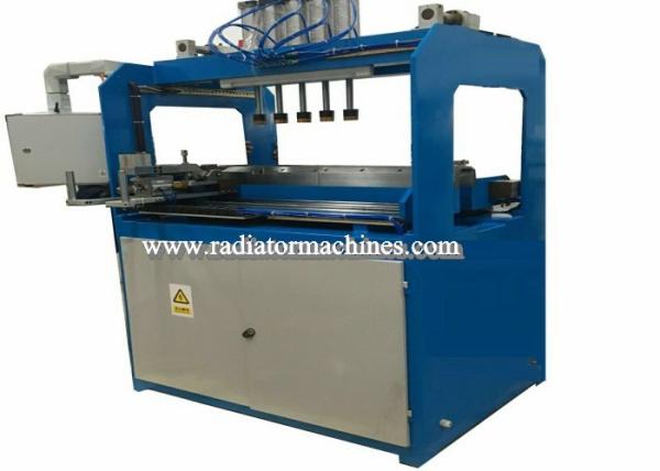 Cheap Manual Type Radiator Plastic Tank Crimping / Clinching Machine Pneumatic Force for sale