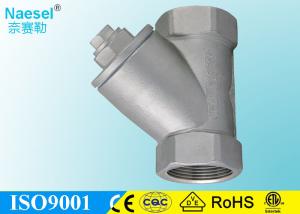 China Inline Y Strainer Filter Angle Seat Valve DN50 2 Inch NPT Thread Durable on sale