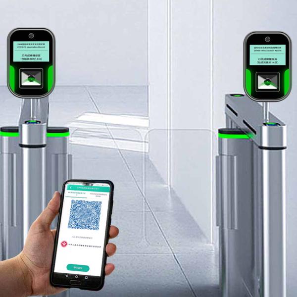 Cheap 5 Inch LCD Display HongKong Green Pass Scanner QR Code Scanner Reader for sale