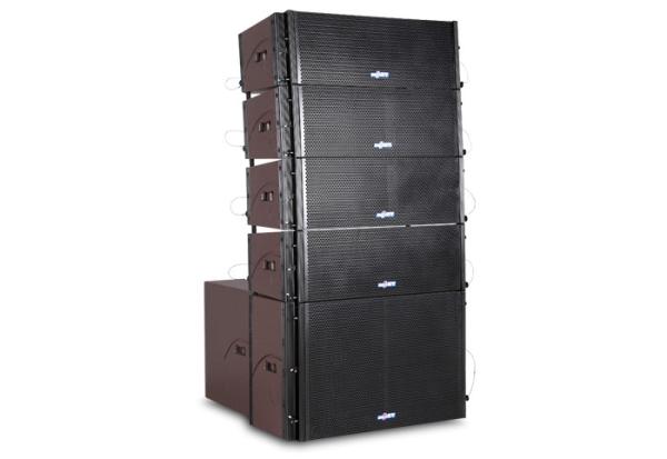 Cheap 2*8"two way  pro  line array speaker system  passive and active LA208 for sale