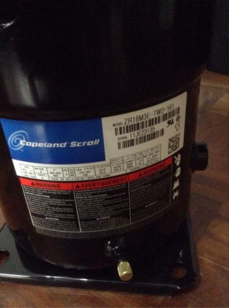 Cheap 13HP  Performer Scroll Compressor , Copeland Scroll Compressor ZR16M3E-TWD-561 for sale