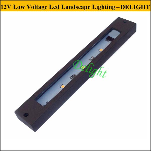 Cheap low voltage led rail stone cap light and 12V led Under Deck lighting for Step and Stair Light hardscape lighting brick for sale