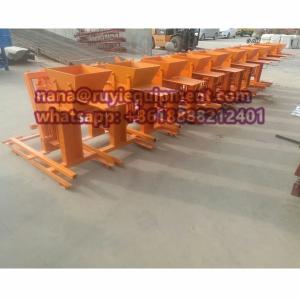 China clay brick machine manual interlock brick machine brick making machine on sale