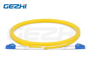 LC UPC To LC UPC Single Mode Patch Cables Duplex OS2 9/125μM 2.0mm