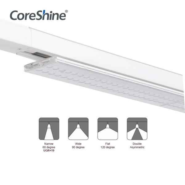 Cheap 1200mm Linear LED Track Lighting , 80Ra Indoor Track Lighting for sale