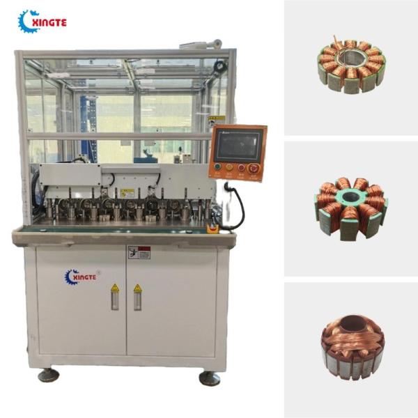 Cheap 6 Spindles Fully Automatic Stator Coil Winding Machine With PLC Control for sale