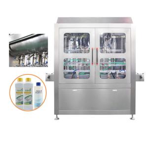 China Automatic Stainless Steel Volumetric Shampoo Bottle Filling Machine Small on sale