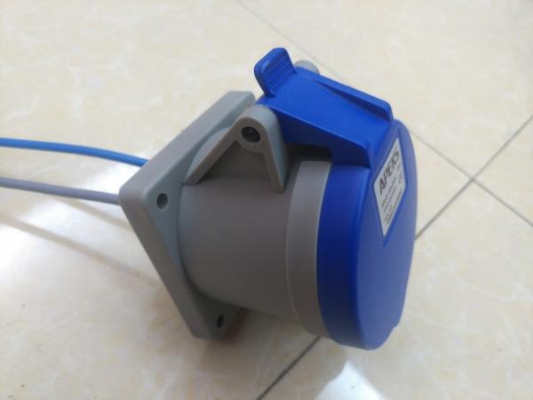 Cheap 32AMP IP44 Weather Protected Industrial Plug Sockets 3rd Generation for sale