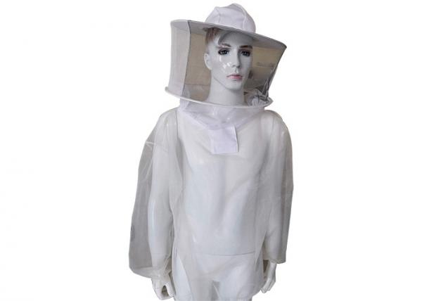 Cheap Transparent Beekeeping Protective Clothing Bee Safety Clothing With Veil And Zipper for sale