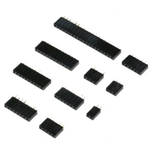 China 2.54mm Single Row Pin Female Pin Header Socket 1*2p 3p 4p 5p 6p 7p 8p 9p 10p 12p Pin Connector on sale