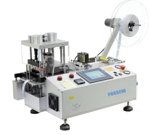 Cheap Automatic Tape Cutting Machine with Punching Hole and Collection Device for sale