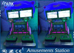 Indoor Stand Up Arcade Machine / Happy Jump Arcade Racing Machine Springboard