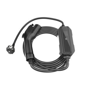 Schuko Plug SAE J1772 Type 1 Portable EV Charger With Control Box