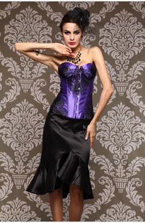 Jacquard Underbust corset