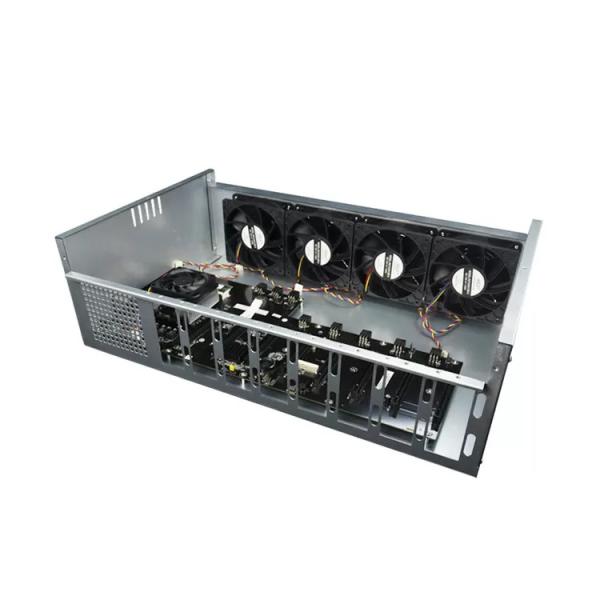 Cheap 60G M.2 Mining Rig Machine AMD A68 Chipset 8 GPU Mining Rig Case for sale