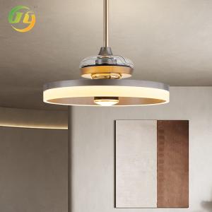 China SENKAI 60cm Bldc Ceiling Fan Round Light Pendant Modern Hanging Pendant Light Kitchen Island For Home on sale
