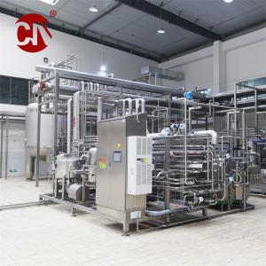 Best Flavored Milk Juice Making Plant with 1000L 2000L 5000L 10 Ton Milk Processing Line wholesale