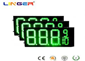 China IP54 Rear Waterproof RF Controller LED Gas Station Price Signs 12 Inch on sale