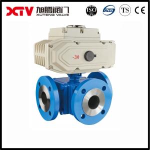Best Floating Structure 3 Way Ball Valve With F304 Stem Material And Electric Actuator wholesale