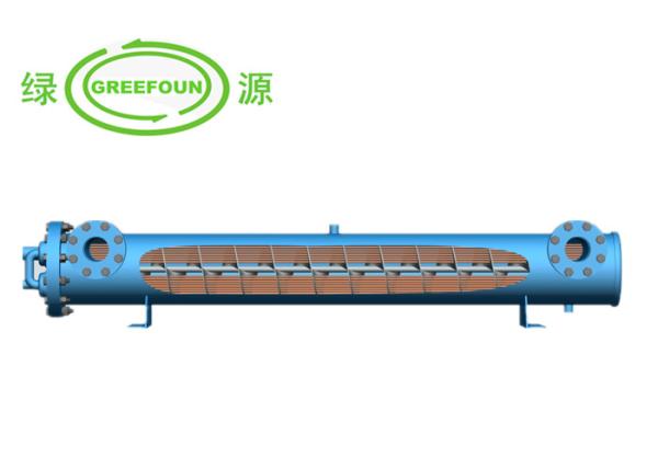 Cheap Double Circuit Flooded Type R22 Shell And Tube Heat Exchanger for sale