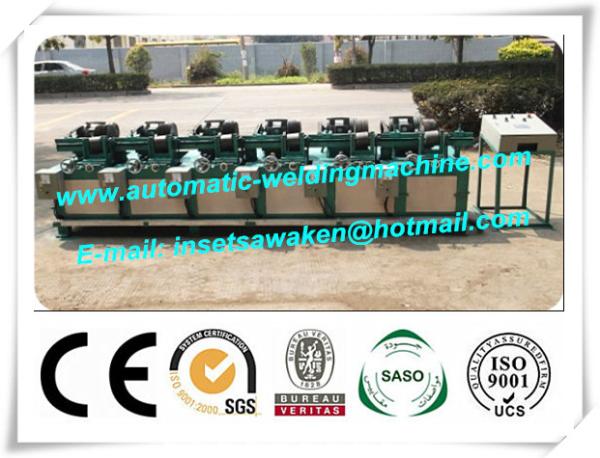 Cheap High Efficiency Pipe Shot Blasting Machine , Simple Tube Polishing Machine for sale