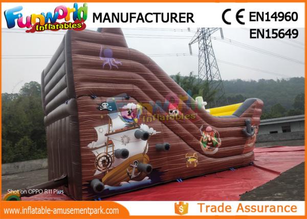 Cheap Custom Printing Inflatable Commercial Bouncy Castles With Slide for sale