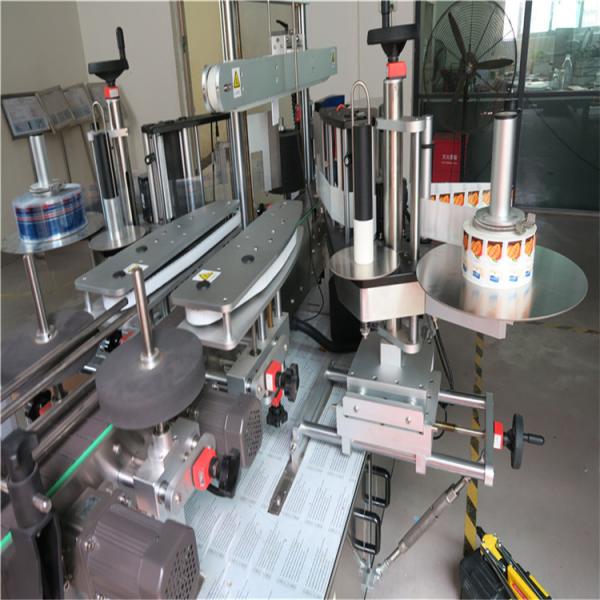 Cheap Sticker Label Applicator , Single / Double Side Round Bottle Labeling Machine for sale