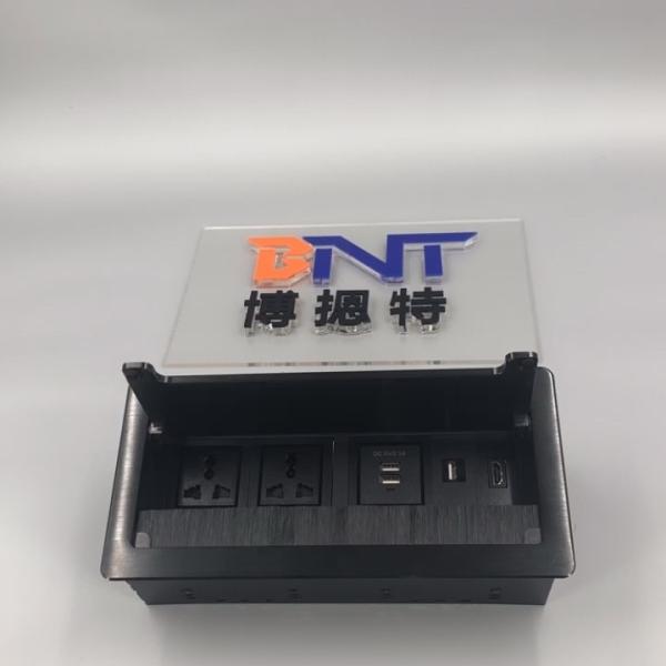 Customized USB charging cable grommet computer tabletop socket box with with