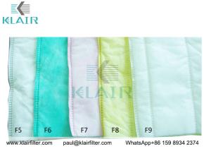 Best KLAIR Air Filter Synthetic Bag Filter Media Bag Filter Roll Pocket Filter Media Roll wholesale