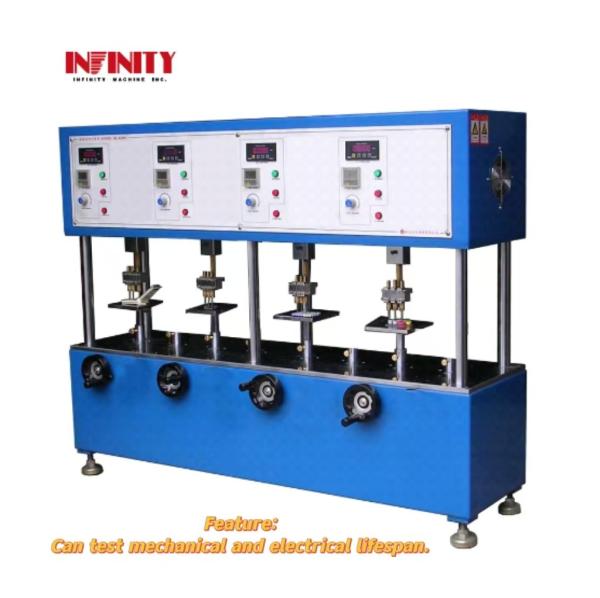 Cheap Economical Four Stations Mechanical Button Testing Machine for Notebook Life Test for sale