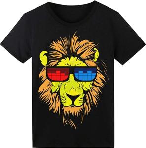 China Sound Control LED Light Up T Shirt 100% Cotton Washable For Couple on sale