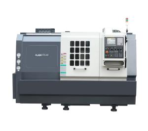 FTL400 Tailstock Flat Bed Cnc Lathe GSK Fanuc Control With Linear Guideway