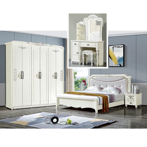 Cheap Durable Nordic Minimalist Bedroom Set With Large Backrest for sale